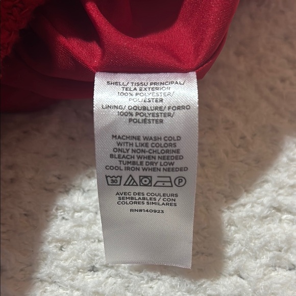 LOFT Red A-Line Mini Skirt Casual - Picture 9 of 9